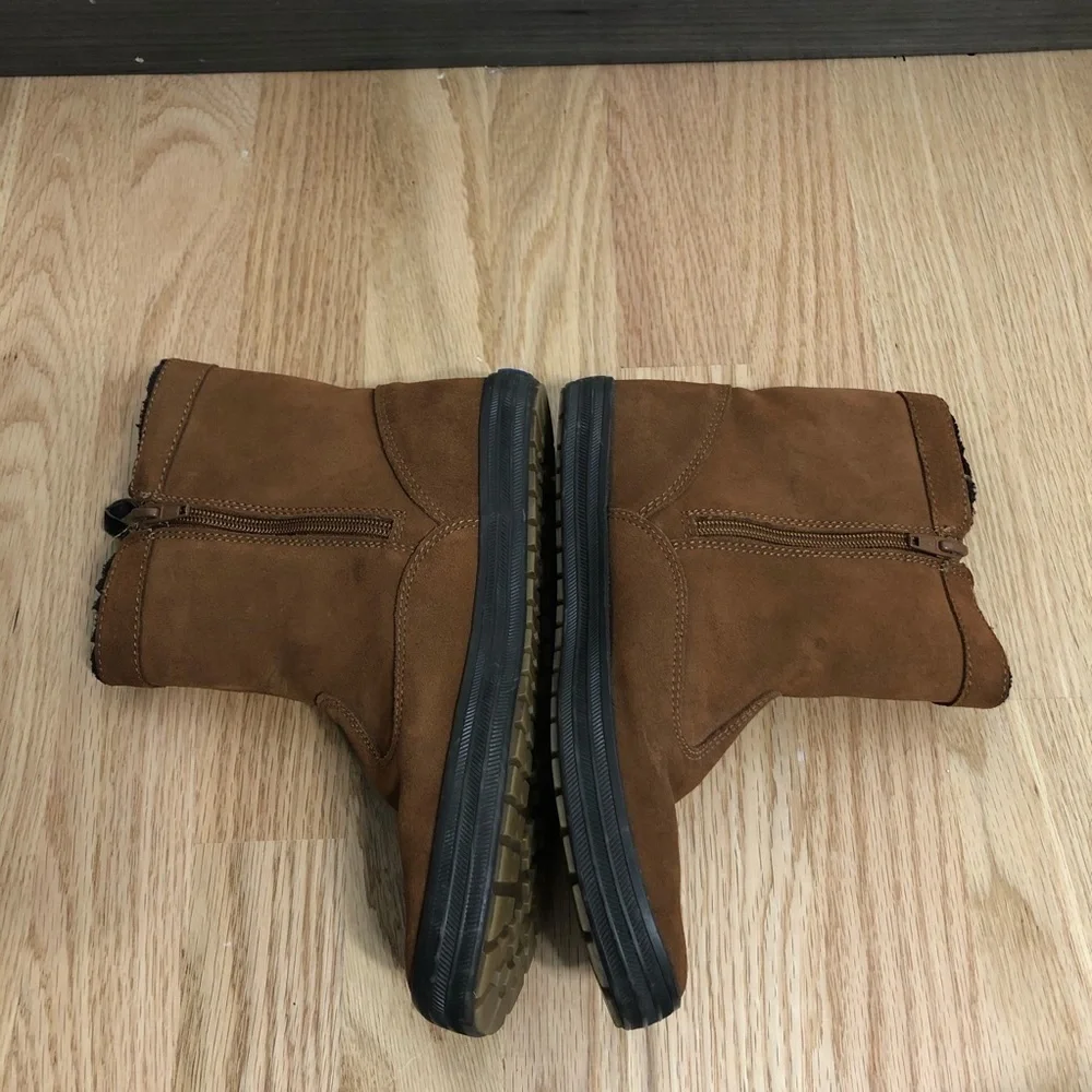 Keds Sunnyside Leather Boots Sz 6 Brown Women’s